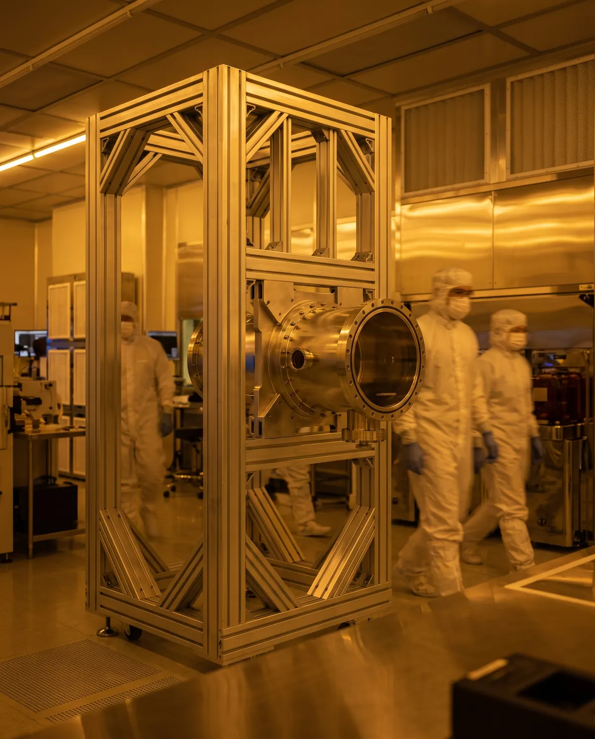 Precisieframe voor halfgeleiderapparatuur in een cleanroom